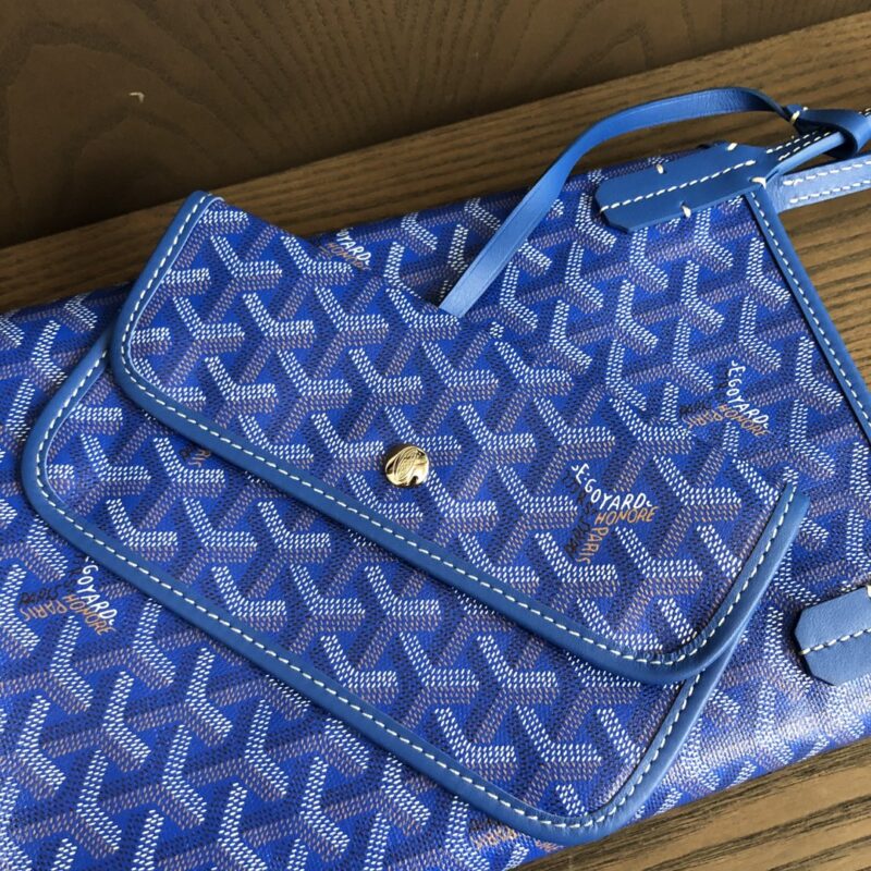 Goyard Saint Louis PM Bag Blue - Image 8