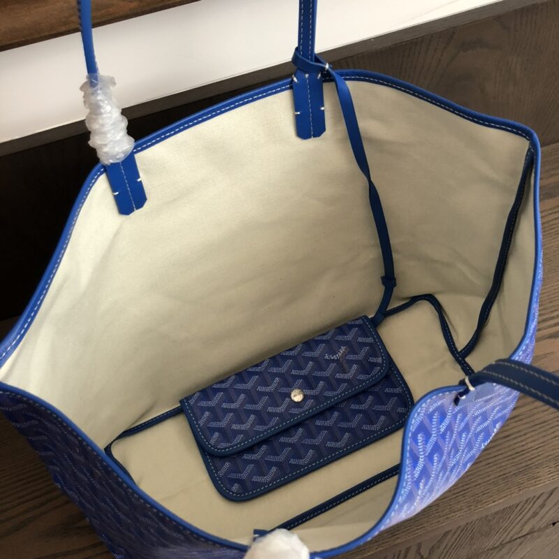 Goyard Saint Louis PM Bag Blue - Image 9