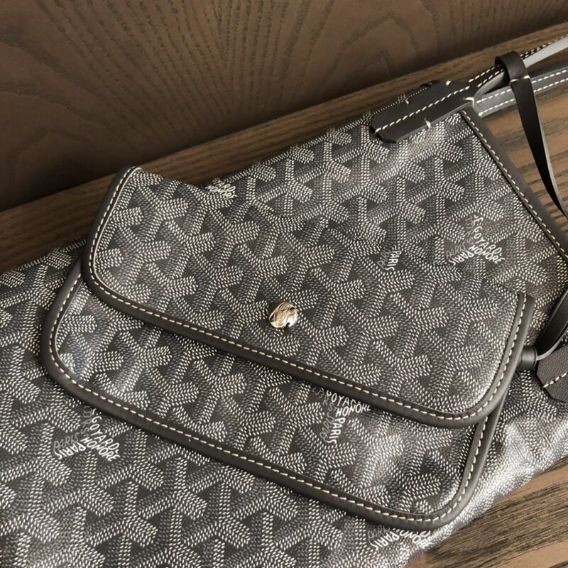 Goyard Saint Louis PM Bag Grey - Image 5