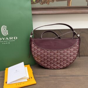 Replica Goyard Burgundy Hirondelle Bag – Luxury Replica Goyard Handbag