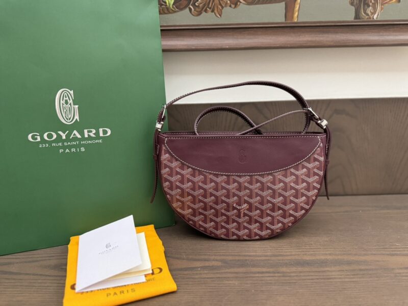 Replica Goyard Burgundy Hirondelle Bag – Luxury Replica Goyard Handbag