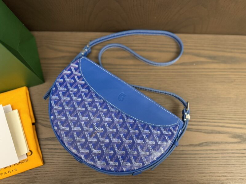 Goyard Blue Hirondelle bag - Image 5