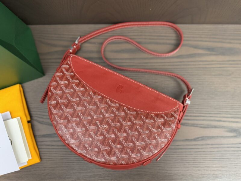 Goyard Red Hirondelle bag - Image 9