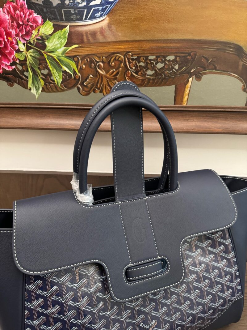 Goyard Saïgon tote bag Navy Blue - Image 2