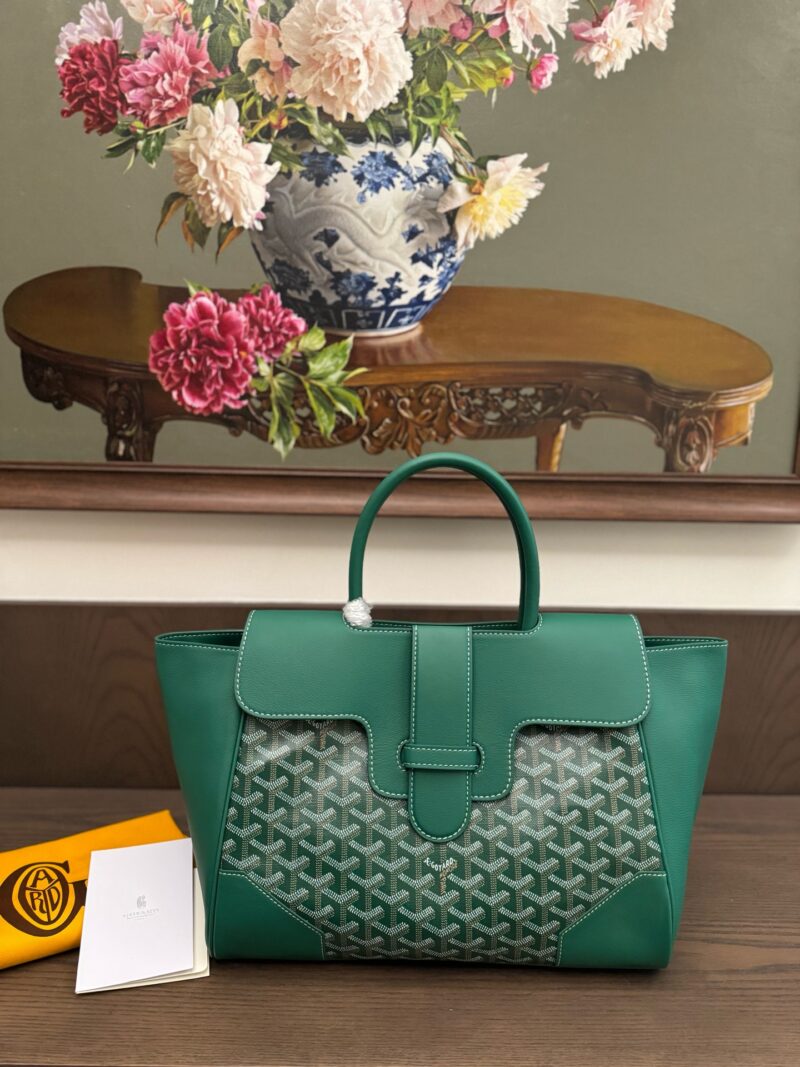 Goyard Saïgon tote bag Green - Image 8