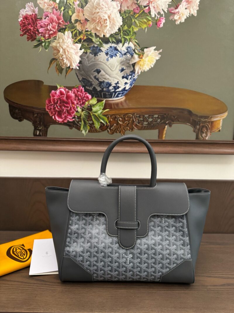 Goyard Saïgon tote bag Grey - Image 9