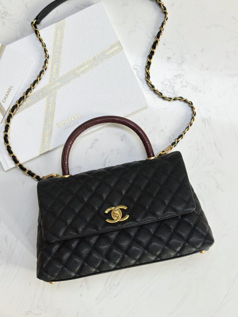 Chanel medium coco handle bag - Image 6