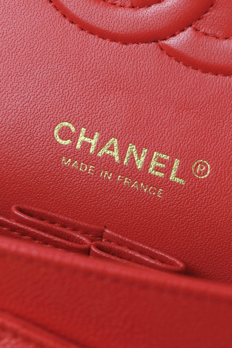 Chanel Cf 25 Red Caviar Leather - Image 18