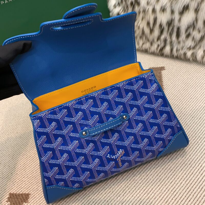 Goyard Saïgon Souple Mini Bag Blue - Image 5