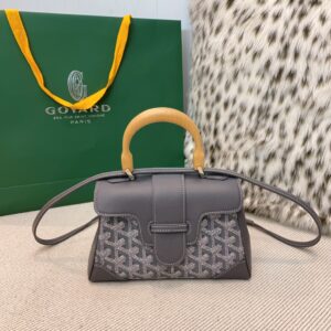 Replica Goyard Saïgon Souple Mini Bag Grey – Elegant Goyard Designer-Inspired Crossbody Bag