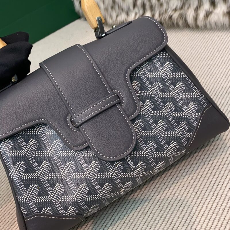 Goyard Saïgon Souple Mini Bag Grey - Image 7