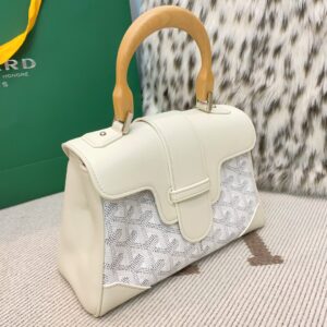 Replica Goyard Saïgon Souple Mini Bag White – Elegant Goyard Designer-Inspired Crossbody Bag in White