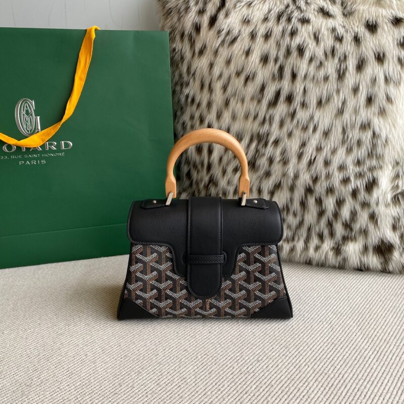 Replica Goyard Saïgon Souple Mini Bag Black – Elegant Goyard Designer-Inspired Crossbody Bag