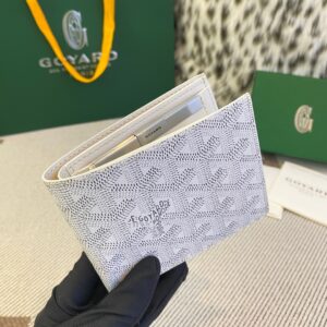 Replica Goyard Saint-Florentin Wallet White – Iconic Goyardine Canvas Designer-Inspired Luxury Wallet