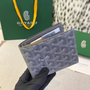 Replica Goyard Saint-Florentin Wallet Grey – Elegant Goyardine Canvas Designer-Inspired Luxury Wallet