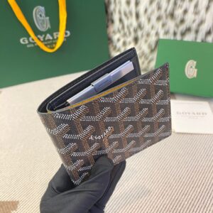 Replica Goyard Saint-Florentin Wallet Black – Classic Goyardine Canvas Designer-Inspired Luxury Wallet