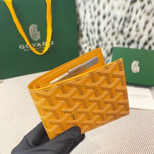 Replica Goyard Saint-Florentin Wallet Yellow – Bold Goyardine Canvas Luxury-Inspired Wallet