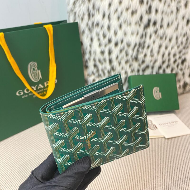 Replica Goyard Saint-Florentin Wallet Green – Iconic Goyardine Canvas Designer-Inspired Luxury Wallet