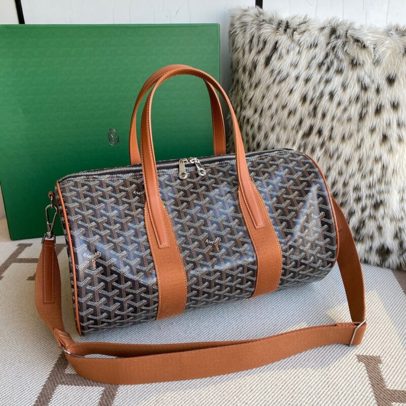 Goyard Barrel 40 Sports Bag Tan - Image 2