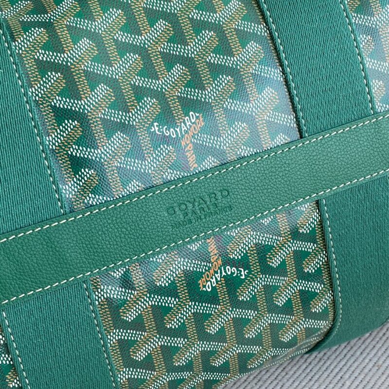 Goyard Barrel 40 Sports Bag Green - Image 3