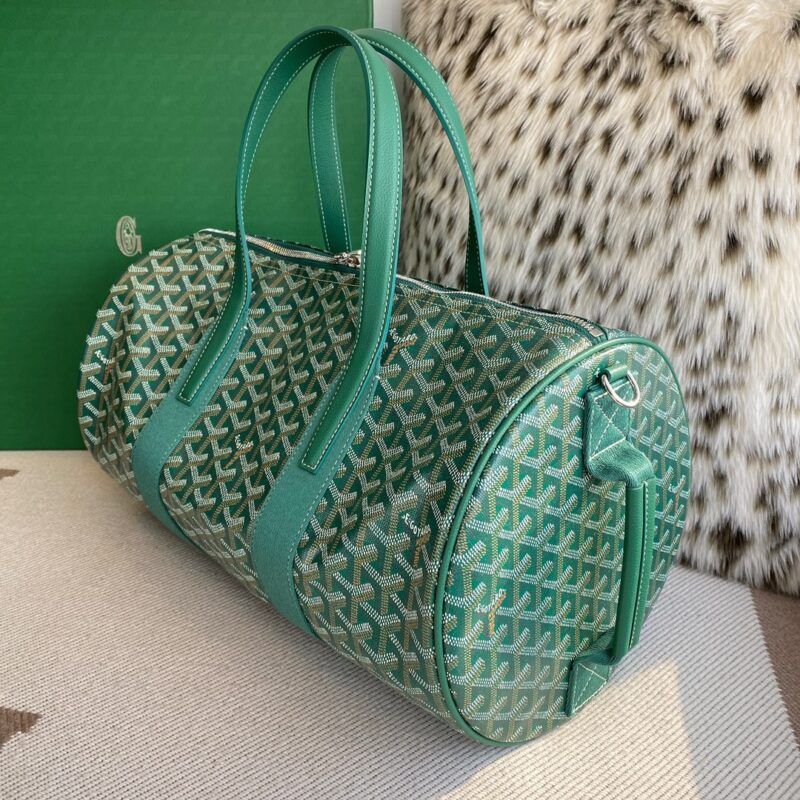 Goyard Barrel 40 Sports Bag Green - Image 8