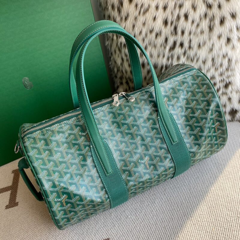 Goyard Barrel 40 Sports Bag Green - Image 9