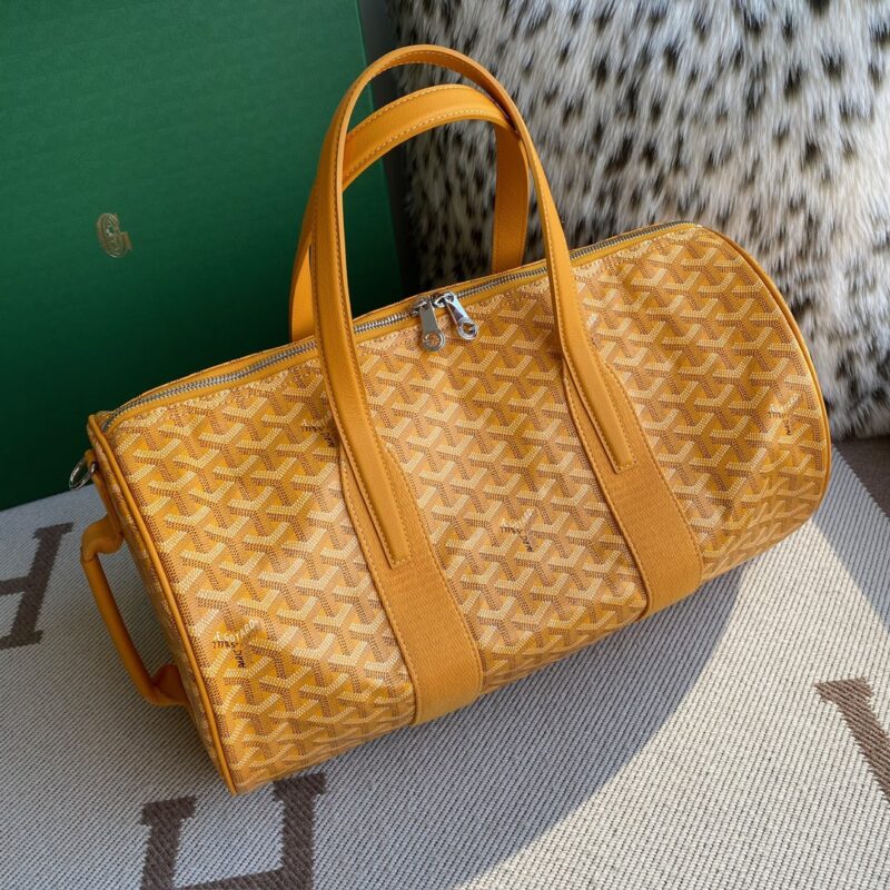 Goyard Barrel 40 Sports Bag Yellow - Image 4