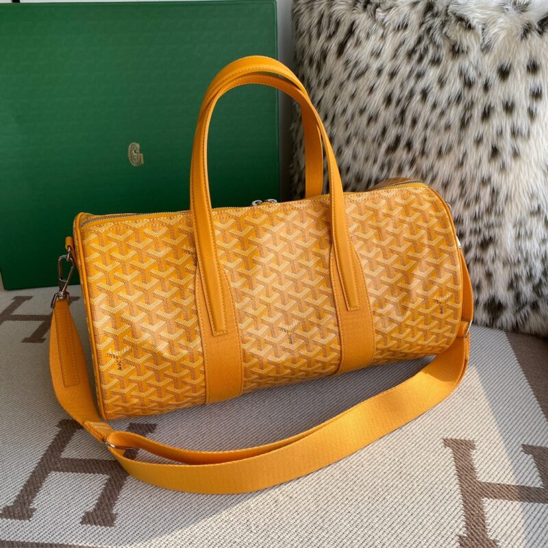 Goyard Barrel 40 Sports Bag Yellow - Image 5