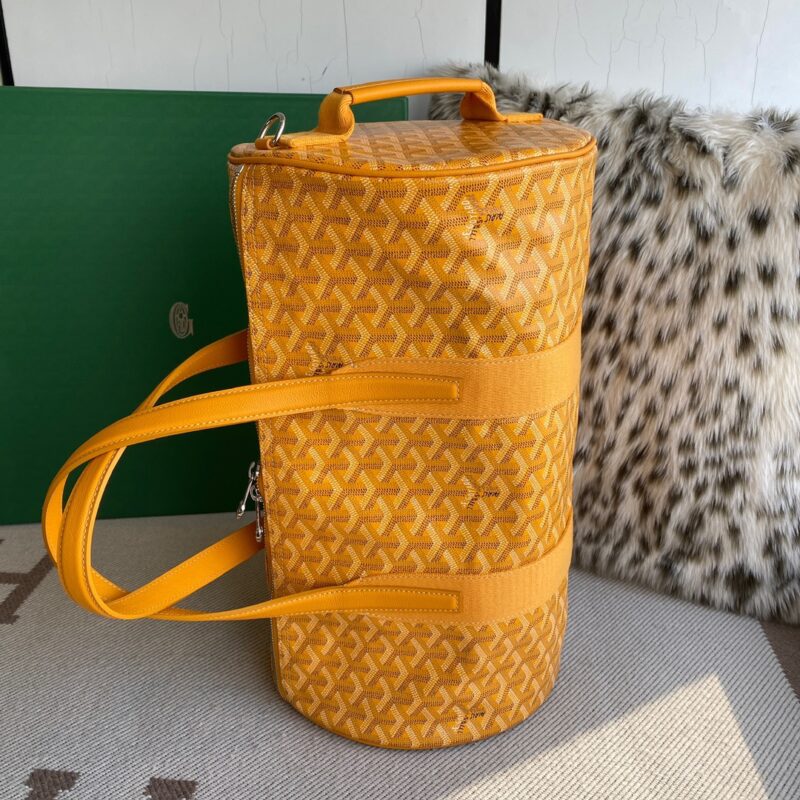 Goyard Barrel 40 Sports Bag Yellow - Image 6