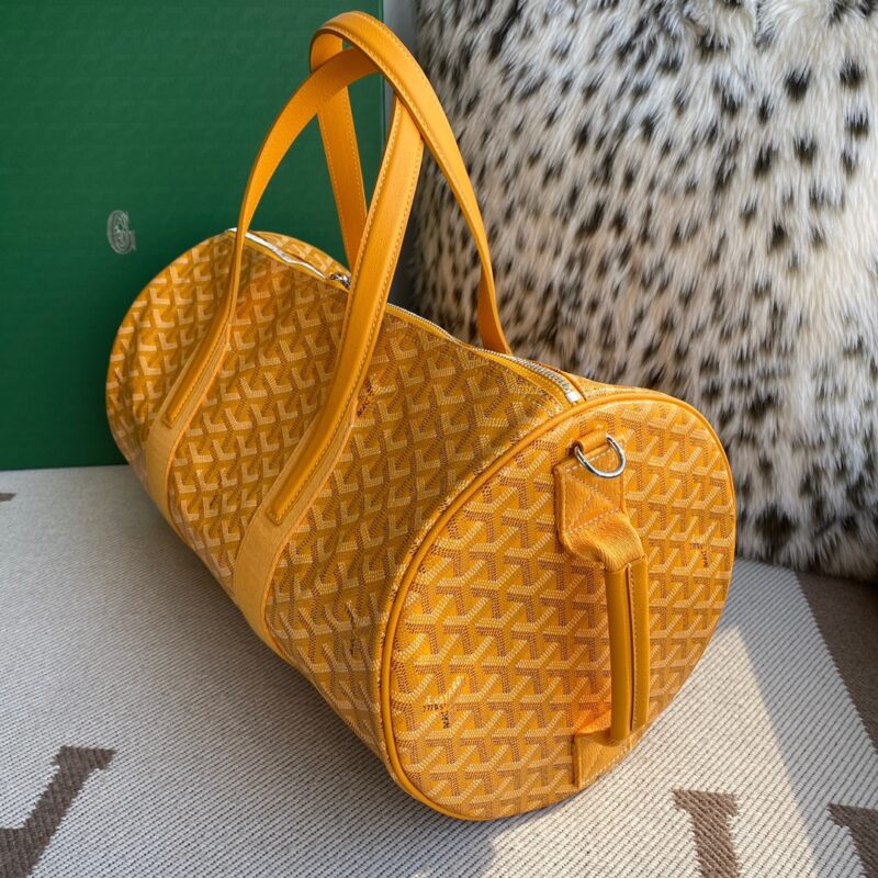 Goyard Barrel 40 Sports Bag Yellow - Image 9