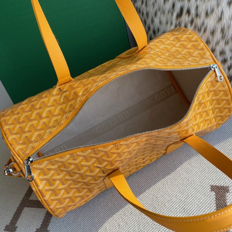 Goyard Barrel 40 Sports Bag Yellow - Image 8