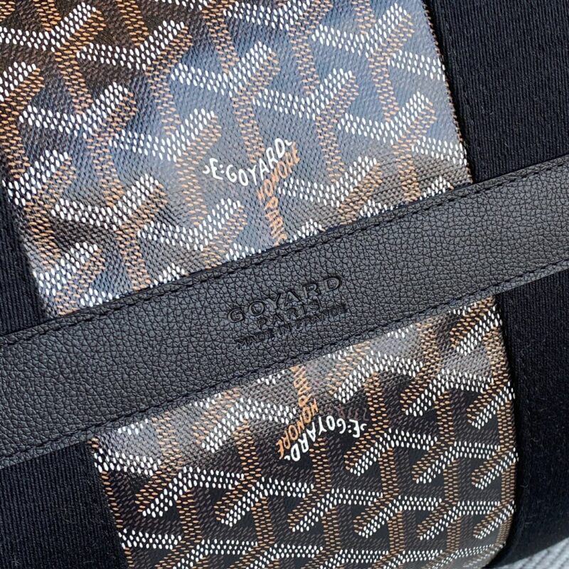 Goyard Barrel 40 Sports Bag Black - Image 2