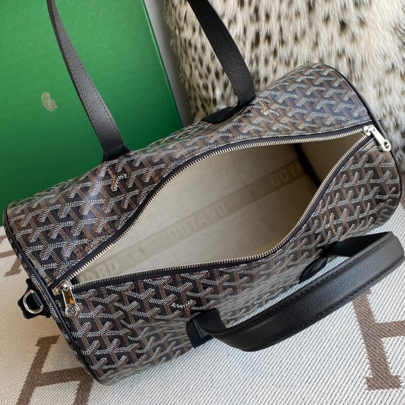 Goyard Barrel 40 Sports Bag Black - Image 3