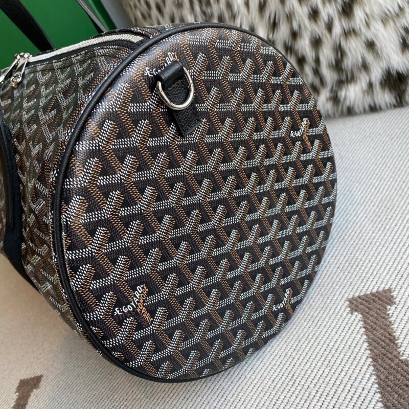 Goyard Barrel 40 Sports Bag Black - Image 5