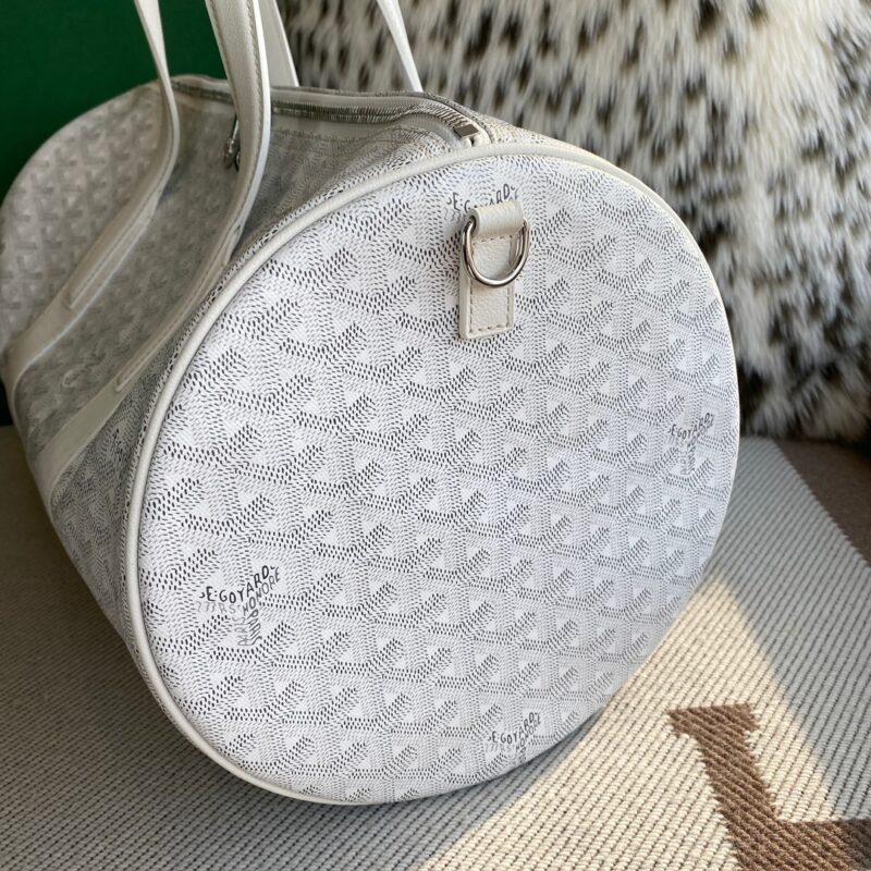 Goyard Barrel 40 Sports Bag White - Image 2