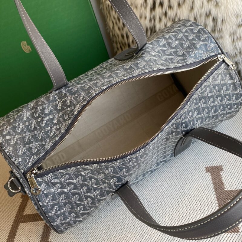 Goyard Barrel 40 Sports Bag Grey - Image 6