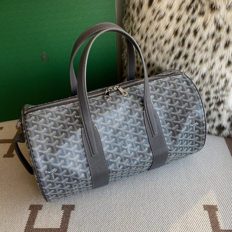 Goyard Barrel 40 Sports Bag Grey - Image 5