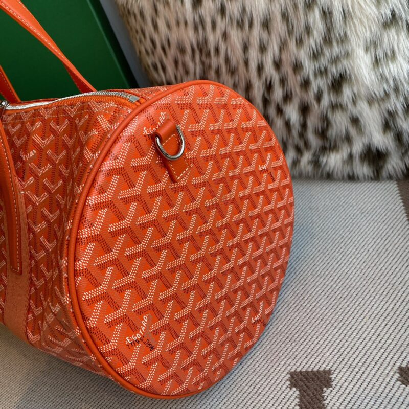 Goyard Barrel 40 Sports Bag Orange - Image 6