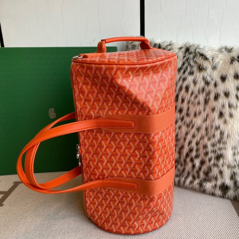 Goyard Barrel 40 Sports Bag Orange - Image 7