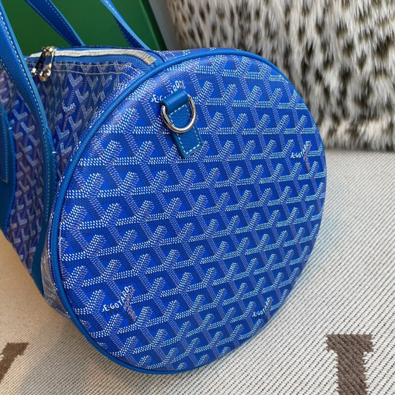 Goyard Barrel 40 Sports Bag Blue - Image 2