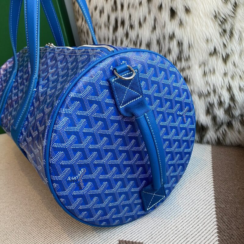 Goyard Barrel 40 Sports Bag Blue - Image 3