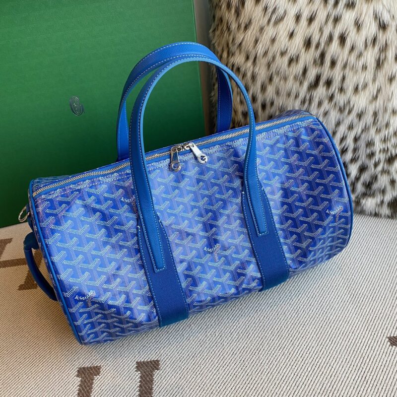 Goyard Barrel 40 Sports Bag Blue - Image 7