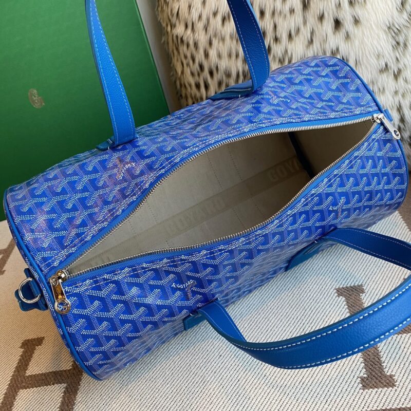 Goyard Barrel 40 Sports Bag Blue - Image 5