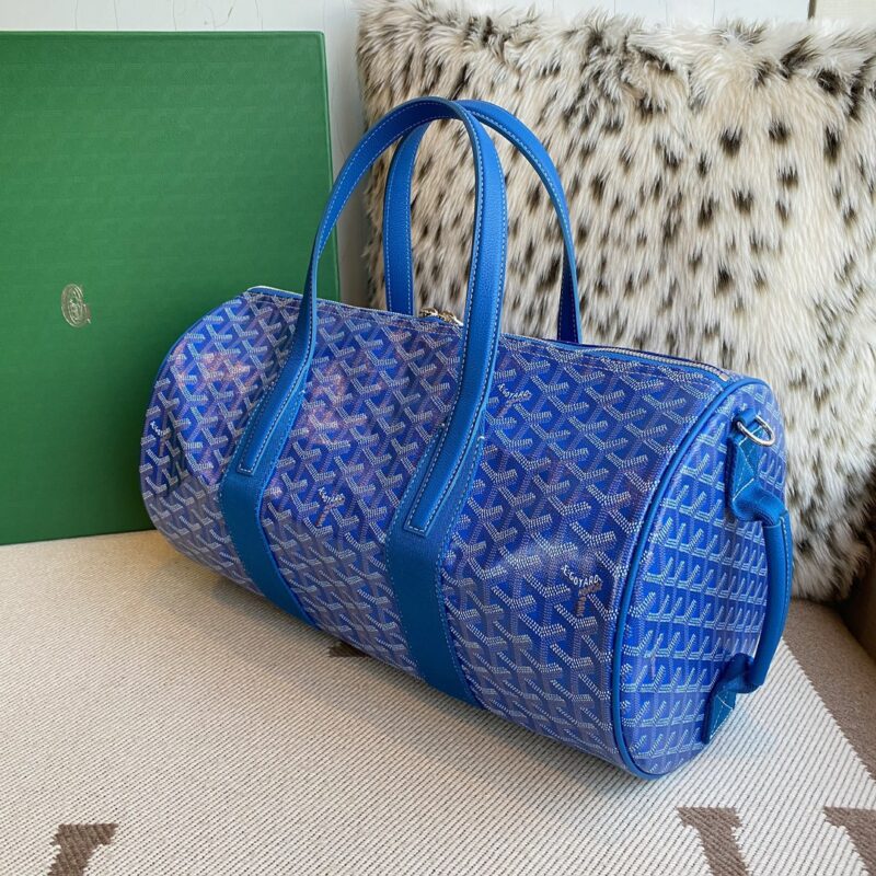 Goyard Barrel 40 Sports Bag Blue - Image 8