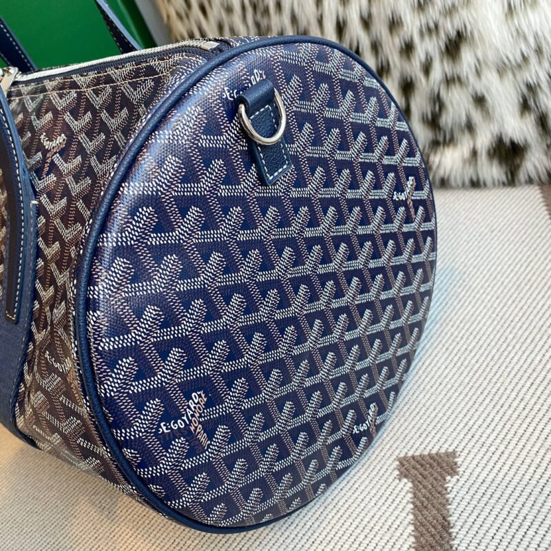 Goyard Barrel 40 Sports Bag Navy Blue - Image 3