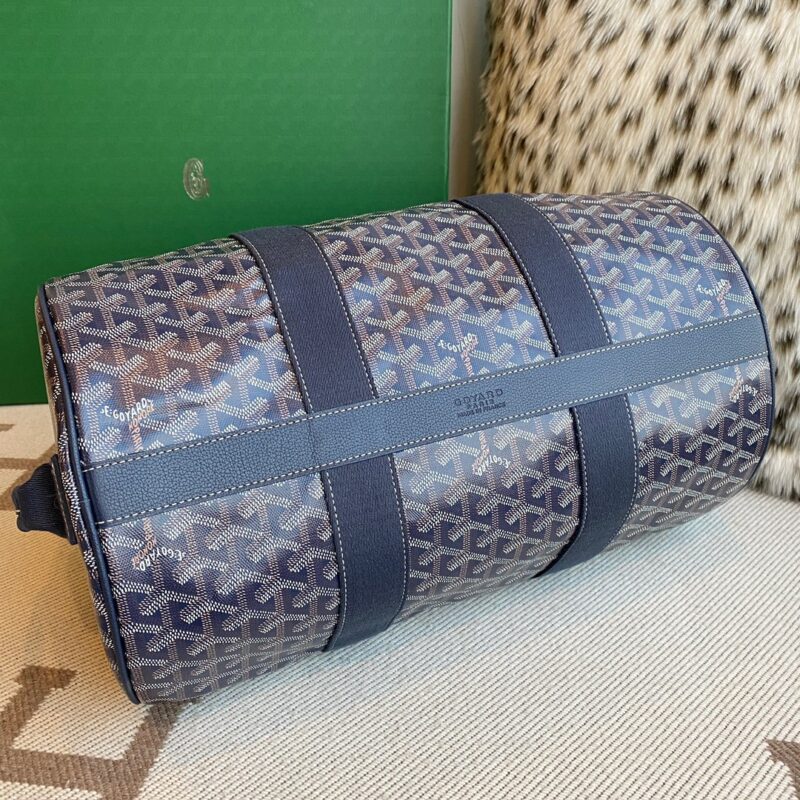 Goyard Barrel 40 Sports Bag Navy Blue - Image 6