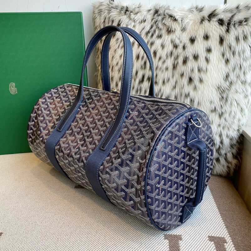 Goyard Barrel 40 Sports Bag Navy Blue - Image 7