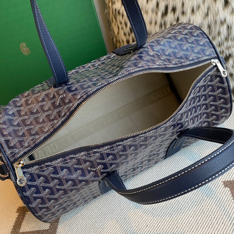 Goyard Barrel 40 Sports Bag Navy Blue - Image 8