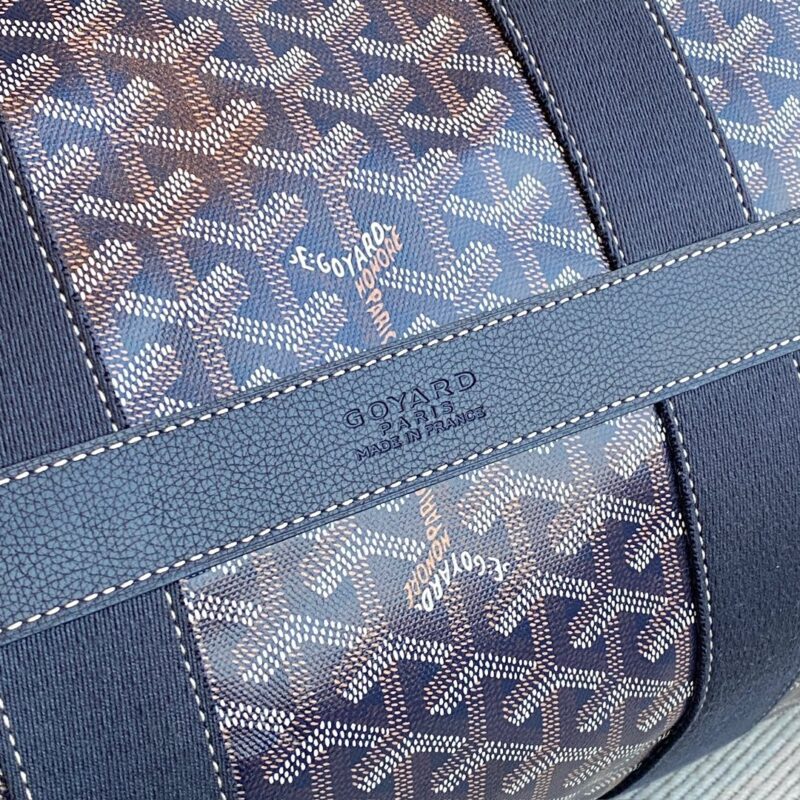 Goyard Barrel 40 Sports Bag Navy Blue - Image 9