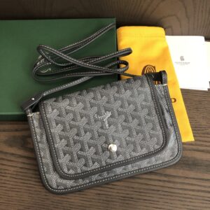 Goyard Grey Plumet Pocket Wallet